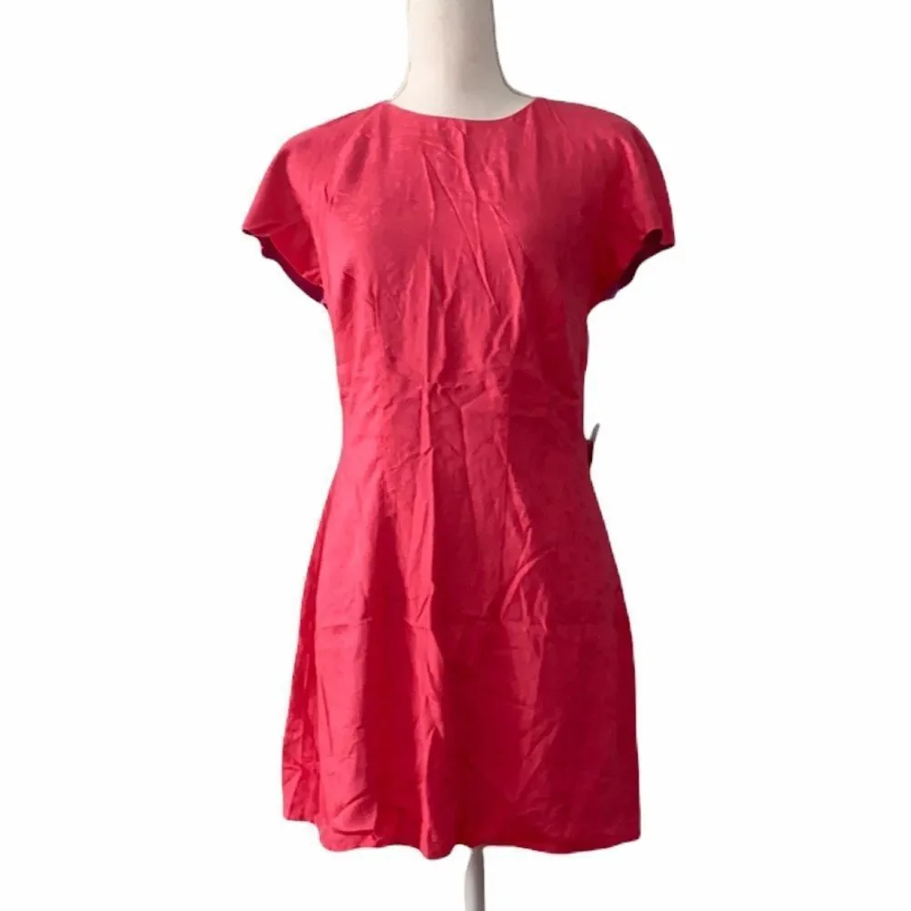 NWT Free People Pink Open Back Mini Dress Size 8